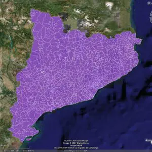 mapa catalunya