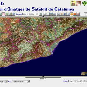 UAB i CREAF, 1er banc  d’imatges satèlit