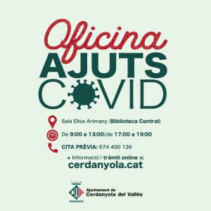 L’Ajuntament ha posat en funcionament l’Oficina d’Ajuts COVID-19