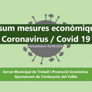 Actualització del resum de les mesures econòmiques davant la COVID-19
