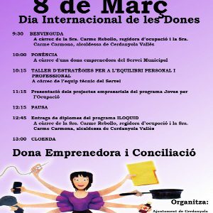 Demà divendres 8 de Març: Dia Internacional de les Dones