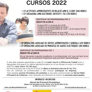 Cursos de Formació Ocupacional (FOAP)