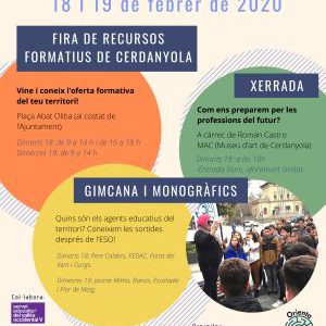 La Fira d’Orientació Cerdanyola facilitarà eines al jovent que acaba l’ESO perquè triï el seu itinerari formatiu