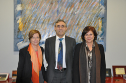 Visita d’Àngels Gil, directora general del Parque Científico y Tecnológico Cartuja, de Sevilla