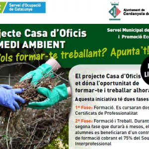 Nova Casa d’Oficis de Medi Ambient: Forma’t treballant a Cerdanyola