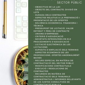Sessió informativa sobre la nova regulació de contractes públics.