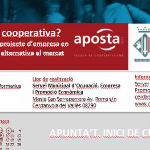 Vols crear una cooperativa? Apunta’t. Inici del curs 15 de juny !