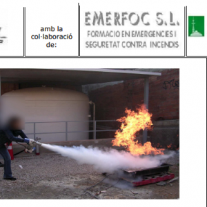 Curs de prevenció i extinció d’incendis a l’AEPTV