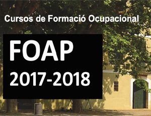 Nova oferta de formació ocupacional FOAP 2017-2018