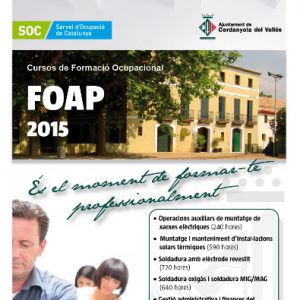 S’inicien els nous cursos de formació ocupacional FOAP 2015