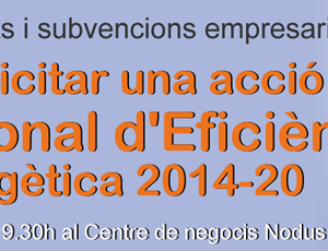 Com sol·licitar una acció del Pla nacional d’Eficiència Energètica 2014-20