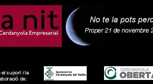 Cerdanyola Empresarial organitzarà la segona edició de La Nit de Cerdanyola Empresarial el pròxim dijous 21 de novembre 2013