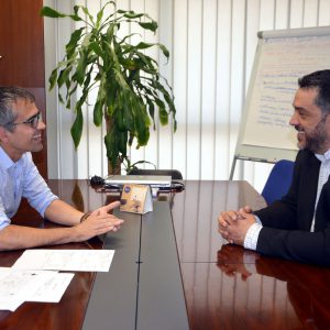 Visita del regidor de Treball i Promoció Econòmica , Marc Costa,  a l’empresa cerdanyolenca, Maculart