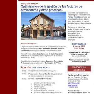 Optimització de la gestió de les factures de proveïdors i altres processos