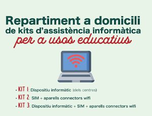 L’Ajuntament inicia el repartiment de 177 kits informàtics perquè tots els infants de la ciutat facin el seguiment 2.0 del curs escolar