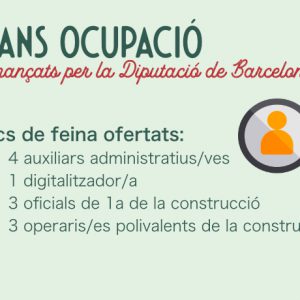 L’Ajuntament ofereix nous Plans d’Ocupació