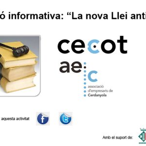 Sessió informativa: nova llei antifrau